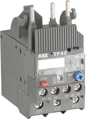 ABB, TF42 Thermal Overload Relay 1 NO/1 NC, 35A, 40 A F.L.C, 40A Contact Rating, 2.8 W 3