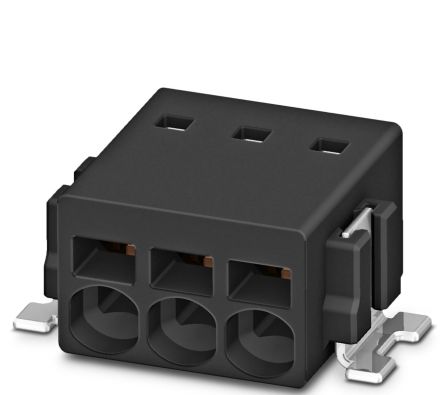 Phoenix Contact PTSM 0.5/3-2.5-H SMD R44 Series Horizontal PCB Terminal Block, 3 Contact(s), 2.5 mm Pitch, 1 Row