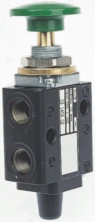 Norgren Knob Pneumatic Manual Control Valve 03 Series, G G 1/8, III B