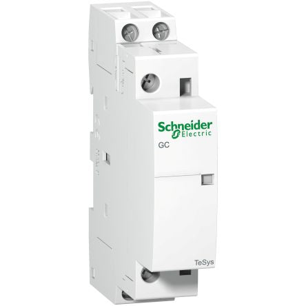 Schneider Electric TeSyS GC Contactor, 230V ac Coil, 2-Pole, 25 A 240V, 2 NC, 250V ac