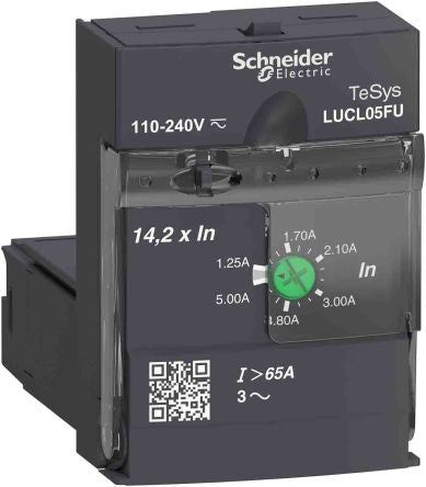 Schneider Electric TeSyS U Advanced Motor Starter, 690V, 3 kW, IP20, IP40