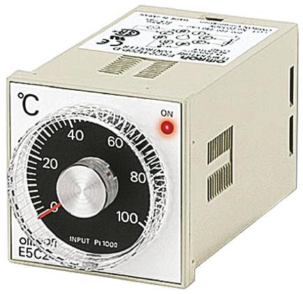 Omron E5C2 DIN Rail, Flush, Panel On-Off Temperature Controller 4 Input, 1 Output Relay 240V ac Controller