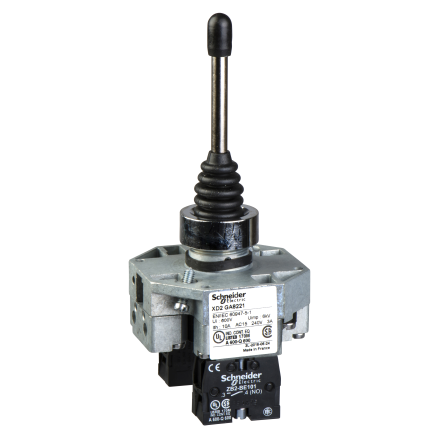 Schneider Electric Harmony Series Push Button Switch, Panel, 22 mm Cutout, SPST, IP66, 250 V dc 240 V ac