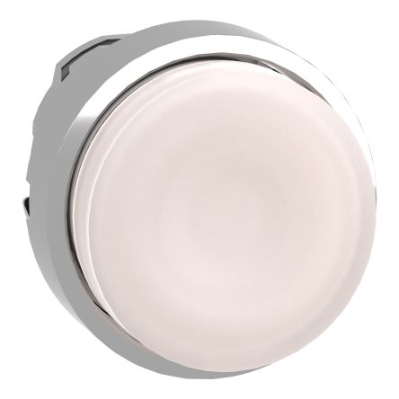 Schneider Electric Harmony Series White Spring Return Push Button Head, 22 mm Cutout, IP69K, IP66