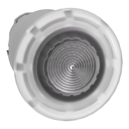 Schneider Electric Harmony Series White Spring Return Push Button Head, 22 mm Cutout, IP66, IP67, IP69K