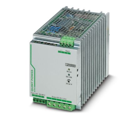 Phoenix Contact QUINT POWER Switched Mode DIN Rail Power Supply 575V ac AC Input 56V dc, 20 A Output DC 960 W