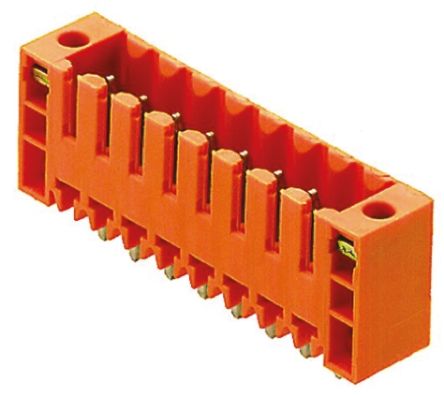 Weidmüller OMNIMATE SL Series Pluggable Terminal Block, 3-Contact, 3.5 mm Pitch, 1 Row, 1607510000