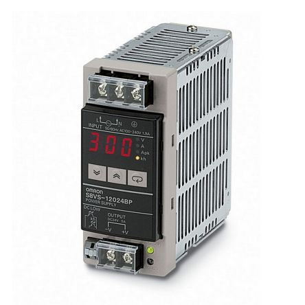 Omron S8VS Switched Mode DIN Rail Power Supply 264V ac 24V dc, 5 A Output DC 120 W