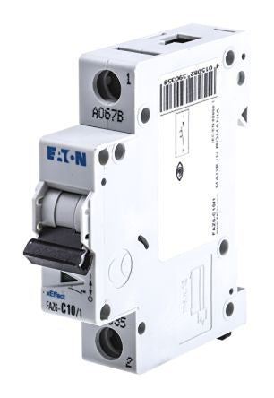 Eaton xEffect xEffect Miniature Circuit Breaker, 2-Pole, 10A, Type C, 400V ac AC, 6 kA Breaking Capacity