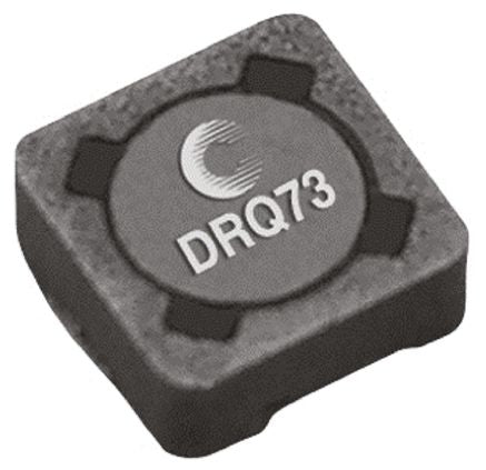 Eaton, DRQ, 0703 Shielded Wirewound Surface Mount Inductor with a Ferrite Core, 22 μH ±20 % 1.67 A Idc