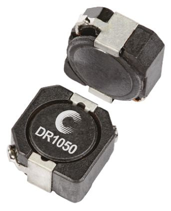 Eaton, DR1050, 1050 Shielded Surface Mount Inductor with a Ferrite Core, 1 mH ±30 % 480 mA Idc