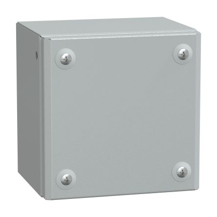 Schneider Electric PanelSeT SBM Series Steel Wall Box, IP66, 150 mm x 150 mm x 120 mm