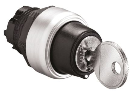 Lovato Platinum 3-position Key Switch Head, Latching, 22 mm Cutout