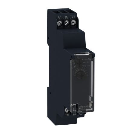 Schneider Electric Harmony Time Series DIN Rail Timer Relay, 240 V dc 24V ac, 240 V ac, 0.1 s to 100 h, 1-Function