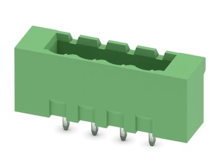 Phoenix Contact COMBICON Control Series Pluggable Terminal Block, 4-Contact, 5.08 mm Pitch, 1 Row, 1809283