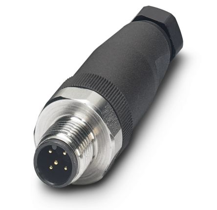 Phoenix Contact Circular Connector, 5 Contacts, Cable, M12 Connector, Plug, Male, IP65, IP67, IP69K, SACC Series