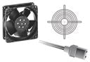 ebm-papst 4000 N Series Axial Fan Kit, 115V ac, 180 m³/h, 18 W, IP20 119 mm, 119mm, 38 mm