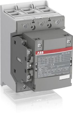 ABB AF140 Contactor, 230V ac Coil, 3-Pole, 200 A, 75 kW 250V, 3 NO, 690V ac