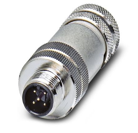 Phoenix Contact Circular Connector, 5 Contacts, Cable, M12 Connector, Plug, Male, IP67, SACC Series