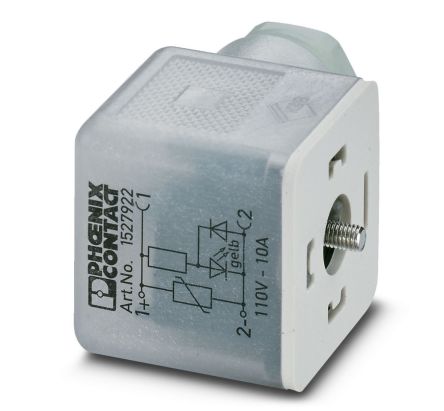 Phoenix Contact SACC-V-3CON-PG9/A-1L-SV 120V Series Solenoid Valve Connector, 1527922