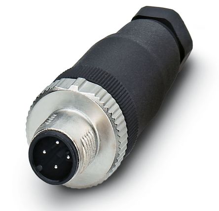 Phoenix Contact Circular Connector, 4 Contacts, Cable, M12 Connector, Plug, Male/Female, IP67, SACC Series