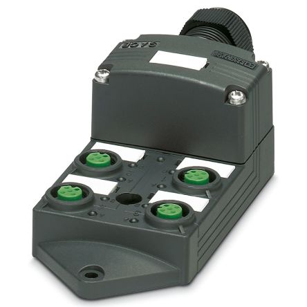 Phoenix Contact SACB Series Sensor Box, 4 Port, M12