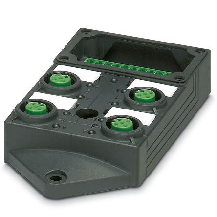 Phoenix Contact SACB Series Sensor Box, 4 Port, M12