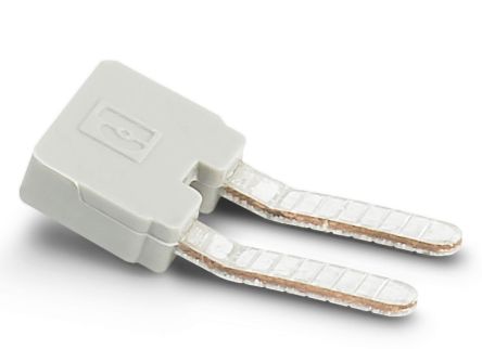 Phoenix Contact Insertion Bridge for use with 2 Way Connectors with 5/5.08 mm Pitch