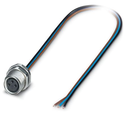 Phoenix Contact Circular Connector, 3 Contacts, Rear, M8 Connector, Socket, Male/Female, IP67