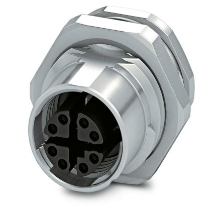 Phoenix Contact Circular Connector, 8 Contacts, Rear, M16 Connector, Socket, Female, IP67, SACC Series