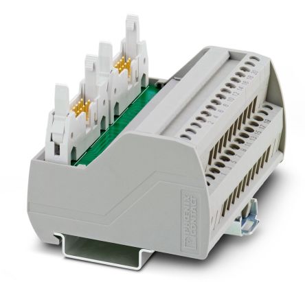 Phoenix Contact 14-Contact Male Interface Module, IDC, FLK Connector, DIN Rail, 1A