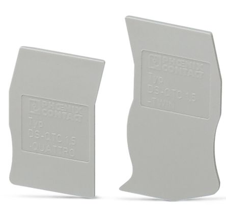 Phoenix Contact DS-QTC 1.5 Series Cover for Use with DIN Rail Terminal Blocks