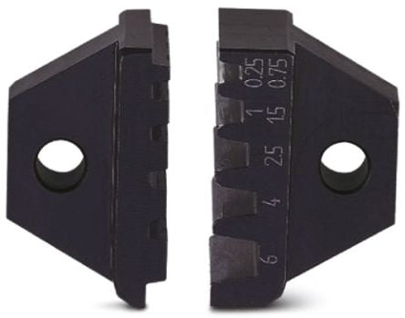 Phoenix Contact, CRIMPFOX 6/DIE Crimp Die Set, Coaxial Type Crimp Die Black