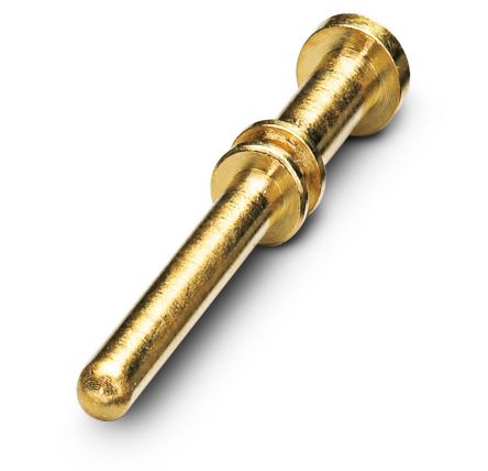 Phoenix Contact Male Crimp Circular Connector Contact, Contact Size 2 mm, Wire Size 0.75mm², 1.5 mm²
