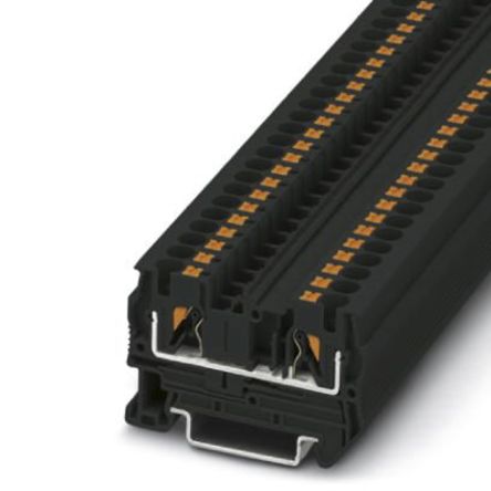 Phoenix Contact PT 4 BK Series Feed Through Terminal Block Push-in