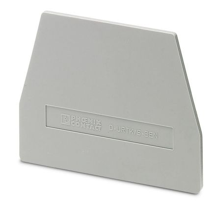 Phoenix Contact D-URTK/S-BEN Series End Cover for Use with Modular Terminal Block