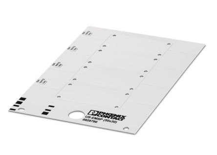 Phoenix Contact, US-EMSP (50X30) Plastic Device Marker for use with Modular Terminal Block