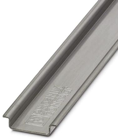 Phoenix Contact Steel Unperforated DIN Rail, 2 m x 35mm x 7.5 mm