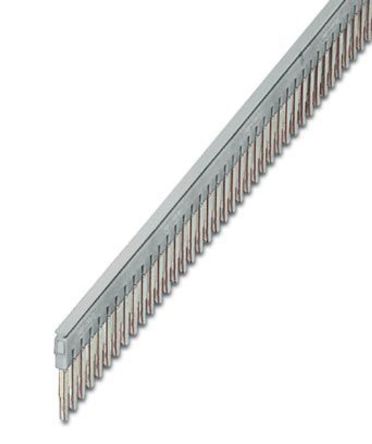 Phoenix Contact FBS 50-5 GY Series Jumper Bar for Use with Modular Terminal Block