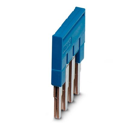 Phoenix Contact FBS4-5 BU Series Jumper Bar for Use with Modular Terminal Block