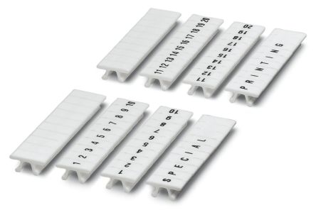 Phoenix Contact, ZB 4 LGS Polyamide Marker Strip for use with Terminal Block