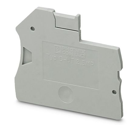 Phoenix Contact D-UT Series End Cover for Use with Modular Terminal Block