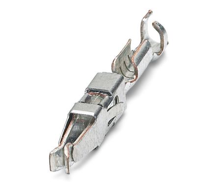 Phoenix Contact MCC-MT 0.2-0.35 Series Female Crimp Terminal, 24 AWG Min Crimp, 22 AWG Max
