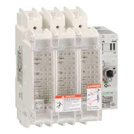 Schneider Electric Fuse Switch Disconnector, 3-Pole, 100A