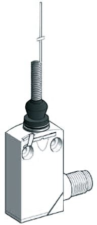 Telemecanique Sensors OsiSense XC Series Cats Whisker Limit Switch, 1 CO, IP68, IP67, IP66, Zinc Zamak Alloy Housing,