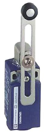 Telemecanique Sensors OsiSense XC Series Roller Lever Limit Switch, 1 NO/1 NC, IP66, IP67, Plastic Housing, 240V ac
