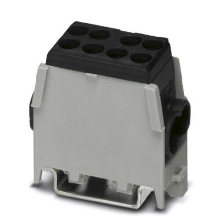 Phoenix Contact 3071356 UDB 2X25/16 BK Series Terminal Block Black, 1.5mm², 25 mm², 1-Level, Screw