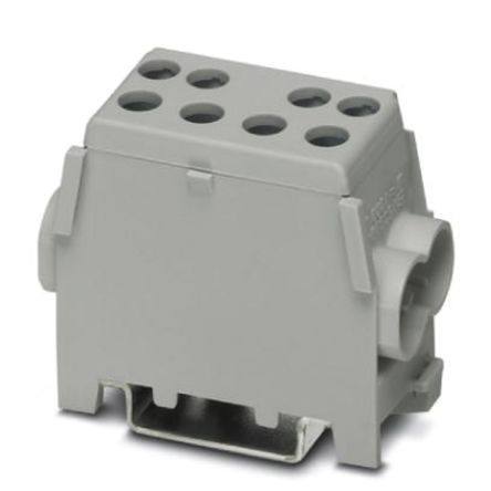 Phoenix Contact 3071350 UDB 2X35/25 GY Series Terminal Block Grey, 10mm², 35 mm², 1-Level, Screw
