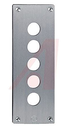 Schneider Electric Aluminium Harmony Control Station Enclosure - 5 Hole 22 mm Diameter