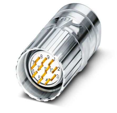 Phoenix Contact Circular Connector, 16 Contacts, Cable, M23 Connector, Socket, Male, IP67, CA-16P Series